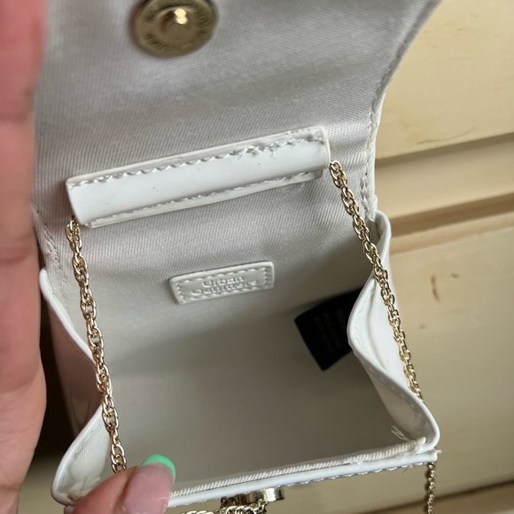 White Vinyl Mini Bag - Picture 4 of 5